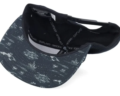 Snapback-SQRTN Great Norrland Moomin Grey/Black Snapback -