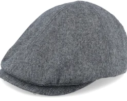 Flat Caps-Beechfield Grey Ivy Cap Flat Cap -
