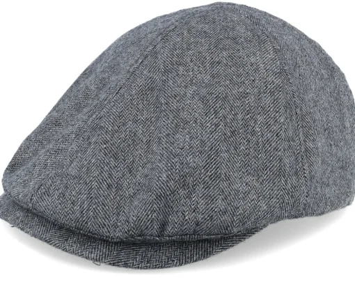 Flat Caps-Beechfield Grey Ivy Cap Flat Cap -