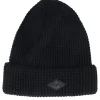 Cuff Beanies-Billabong Grill Beanie Black Cuff -