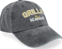Dad Cap-Iconic Grillat Med Bearnaise Washed Dad Cap - Black