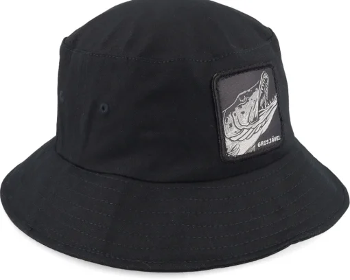 Fashion Skillfish Grisjävel Mono Black Bucket -