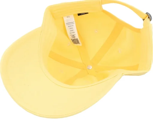 Dad Cap-Peak Performance Ground Cap Mellow Dad Cap - Yellow
