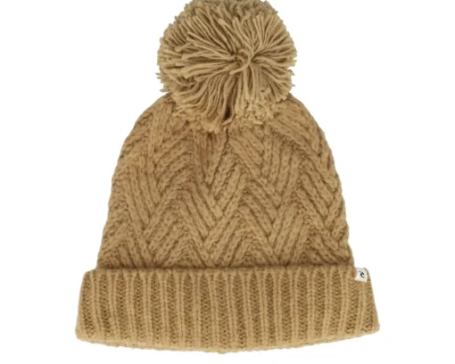 Knitted Beanies-Rip Curl Groundswell Beani Sand Pom -