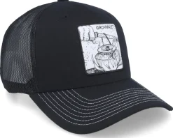 Trucker-SQRTN Grovmalet Cap Black Trucker -