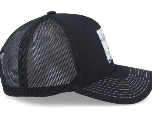 Trucker-SQRTN Grovmalet Cap Black Trucker -