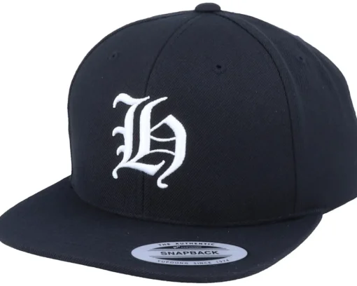 Clearance Iconic H Letter 3D Black Snapback -