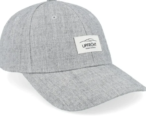 Outlet Upfront Haakon Hard Low Cap Light Grey Melange Paloma Adjustable -