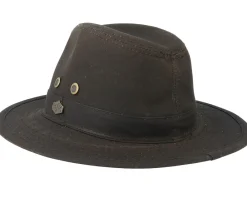 Best MJM Hats Haarlem 10158 Wax Cotton Brown Traveller -