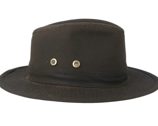 Best MJM Hats Haarlem 10158 Wax Cotton Brown Traveller -