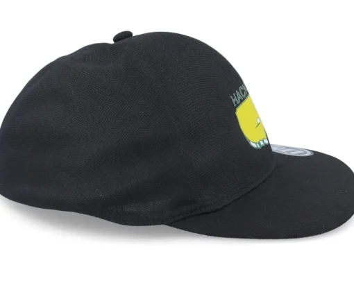 Online Pins & Stripes Hackers Golf Logo Seamless Black Flexfit -