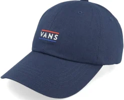 Skate-Vans Half Box Curved Bill Jockey Dress s Dad Cap - Blue