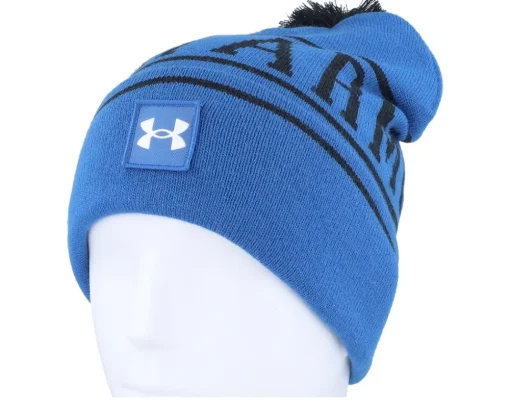 Fashion Under Armour Halftime Beanie Tech Pom - Blue