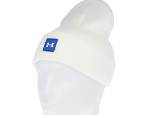 New Under Armour Halftime White/Versa Blue/White Cuff -