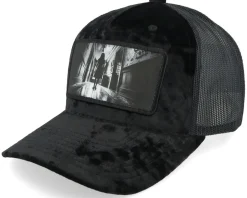 Velvet Caps-Scenes Hallway Horror Velvet Black/Black A-frame Trucker -