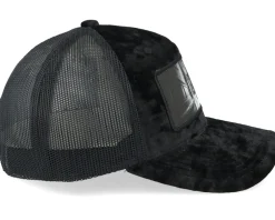 Velvet Caps-Scenes Hallway Horror Velvet Black/Black A-frame Trucker -