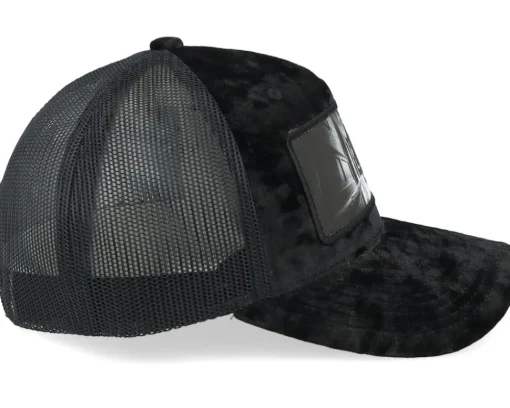Velvet Caps-Scenes Hallway Horror Velvet Black/Black A-frame Trucker -