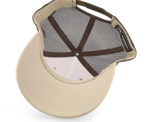 Fashion Vikings Hammers And Helmet Cross Khaki/Coffee Trucker -