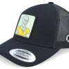 Trucker-SpongeBob Handsome Squidward Black A-Frame Trucker -