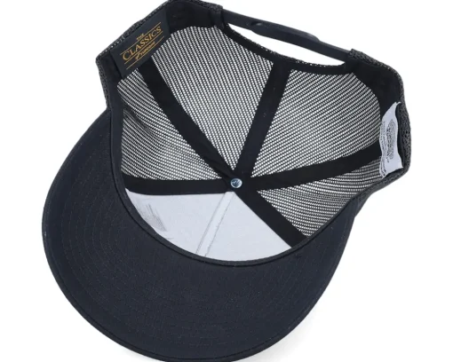 Trucker-SpongeBob Handsome Squidward Black A-Frame Trucker -
