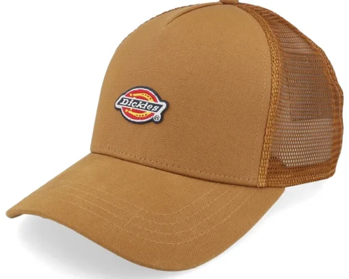 Trucker-Dickies Hanston Brown Duck A-Frame Trucker -