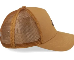 Trucker-Dickies Hanston Brown Duck A-Frame Trucker -