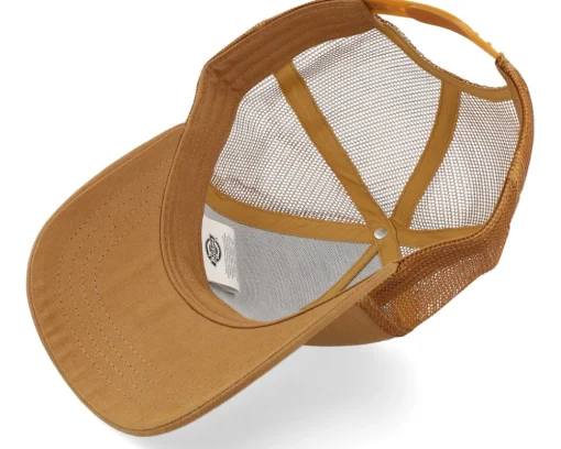 Trucker-Dickies Hanston Brown Duck A-Frame Trucker -