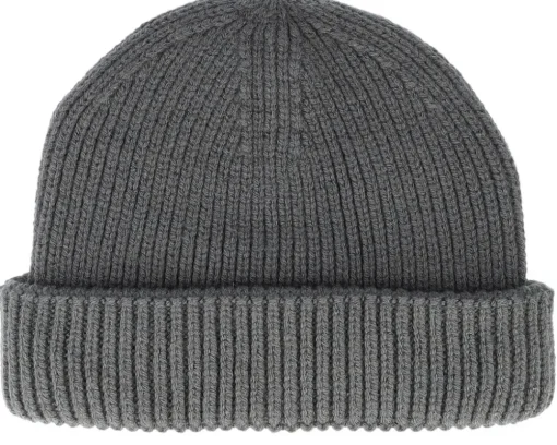 Short Beanies-Beechfield Harbour Light Short Beanie - Grey
