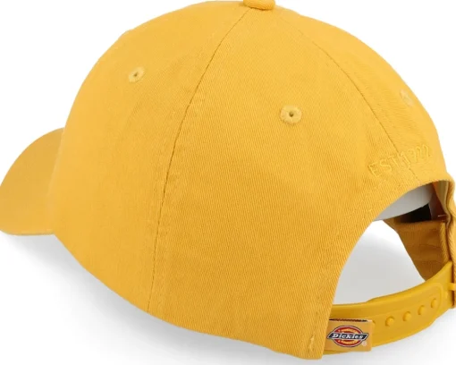 Dad Cap-Dickies Hardwick Honey Gold Dad Cap - Yellow