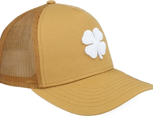 Trucker-Black Clover Hardy 3 Brown A-Frame Trucker -