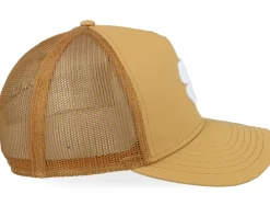 Trucker-Black Clover Hardy 3 Brown A-Frame Trucker -