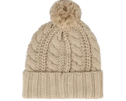 Knitted Beanies-Oakley Harper Beanie Humus Pom -
