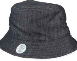 Buckets-Djinns Hat Luckycat Linen Black Bucket -