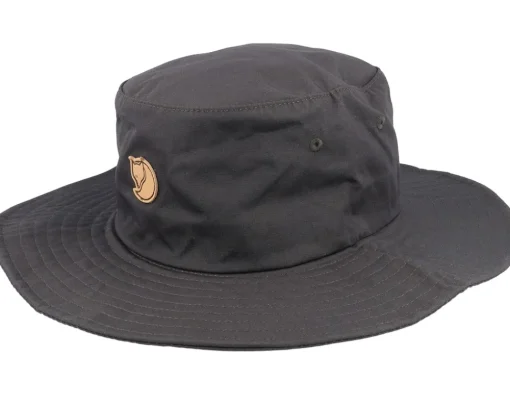 Discount Fjällräven Hatfield Hat Dark Bucket - Grey