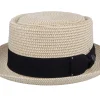 Pork Pie Hats | Straw Hat-Jaxon & James Hats Toyo Braided Pork Pie Hat -