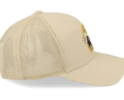 New Wild Spirit Hatsie The Red Panda Logo Khaki Trucker -