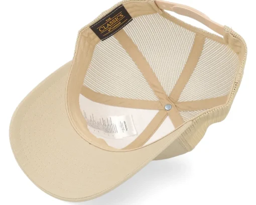 New Wild Spirit Hatsie The Red Panda Logo Khaki Trucker -