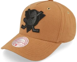 Adjustable-Mitchell & Ness Hatstore Exclusive x Anaheim Ducks Trek NHL Adjustable - Brown