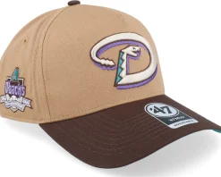 Adjustable-47 Brand Hatstore Exclusive x Arizona Diamondbacks Coops Sure Shot Mvp Dt Camel/Brown Adjustable -