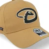 New 47 Brand Hatstore Exclusive x Arizona Diamondbacks Camel A-Frame Adjustable - Beige