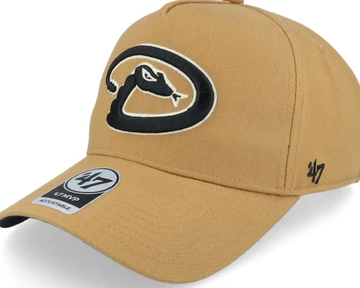 New 47 Brand Hatstore Exclusive x Arizona Diamondbacks Camel A-Frame Adjustable - Beige