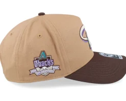 Adjustable-47 Brand Hatstore Exclusive x Arizona Diamondbacks Coops Sure Shot Mvp Dt Camel/Brown Adjustable -