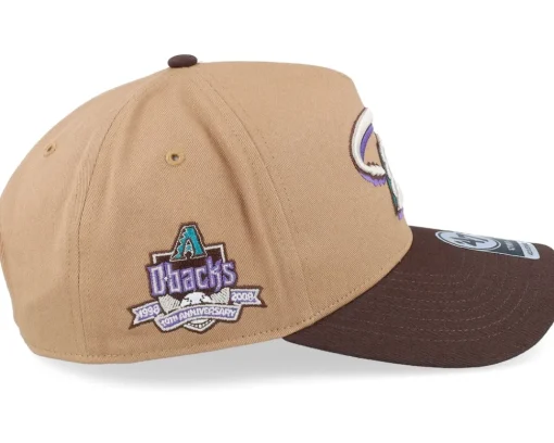 Adjustable-47 Brand Hatstore Exclusive x Arizona Diamondbacks Coops Sure Shot Mvp Dt Camel/Brown Adjustable -