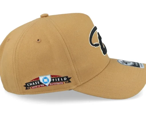 New 47 Brand Hatstore Exclusive x Arizona Diamondbacks Camel A-Frame Adjustable - Beige