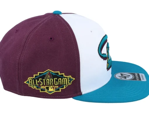 Snapback-47 Brand Hatstore Exclusive x Arizona Diamondbacks Asg Plum Replica Snapback -