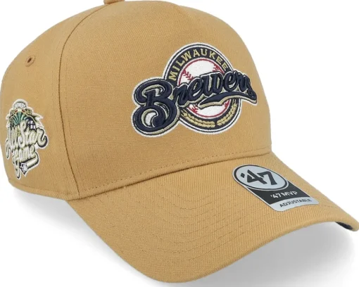 New 47 Brand Hatstore Exclusive x Arizona Diamondbacks Camel A-Frame Adjustable - Beige