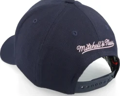 Adjustable-Mitchell & Ness Hatstore Exclusive x Boston Bruins 50th Anniversary Patch Navy/Pink Adjustable - Blue