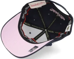 Adjustable-Mitchell & Ness Hatstore Exclusive x Boston Bruins 50th Anniversary Patch Navy/Pink Adjustable - Blue
