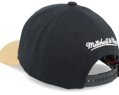Adjustable-Mitchell & Ness Hatstore Exclusive x Brooklyn Nets Suede Visor Adjustable - Black