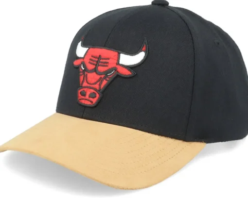 Adjustable-Mitchell & Ness Hatstore Exclusive x Brooklyn Nets Suede Visor Adjustable - Black